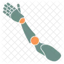 Mechanischer Arm Prothesenarm Technik Symbol