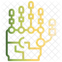 Mechanischer Arm Gelenkarm Montage Symbol