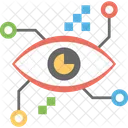 Mechanisch Auge Cyber Symbol