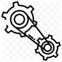 Mechanismus Technik Getriebe Symbol