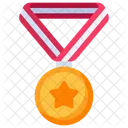 Medaille Auszeichnung Gewinner Icon