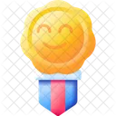 Medaille Auszeichnung Gewinner Symbol