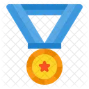 Medaille Auszeichnung Gold Symbol
