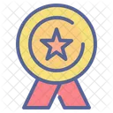 Band Ehre Gewinner Symbol