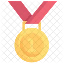 Geschaft Marketing Medaille Symbol