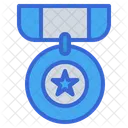 Medaille Auszeichnung Gewinner Symbol