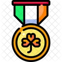 Medaille Klee Kleeblatt Symbol