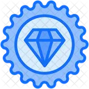 Medaille Auszeichnung Diamant Icon