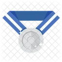 Medaille Dargent Prix Medaille Icône