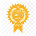 Médaille d'or  Icône