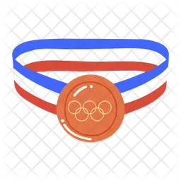 Médaille de bronze olympique  Icône