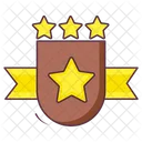 Sternschild Sternabzeichen Siegerschild Symbol