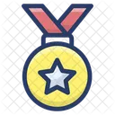 Medal Star Medal Star Pendant Icon