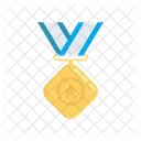 Medal Ribbon Badge Icon