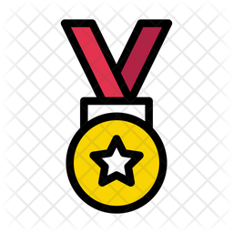 Medal Icon Of Colored Outline Style Available In Svg Png Eps Ai Icon Fonts