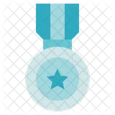 Fitness Gym Medal Icon