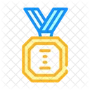 Golden Medal Color Icon