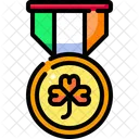 Medal Clover Shamrock Icon