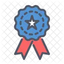 Medal Ribbon Patriot Icon