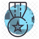 Medal Law Honor Icon