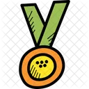 Medal Silver Gold Icon