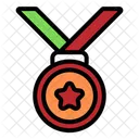 Medal Colored Outline Icon
