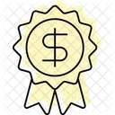 Medal Money Color Shadow Thinline Icon Icon