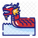 Dragon Boat Racing Tradition Icon