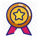 Medal Star  Icon