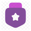 Medal Star Square Icon