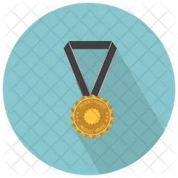 Medal With Star  Icon