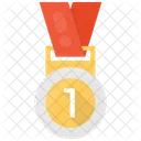 Ouro Medalha Jogo Ícone