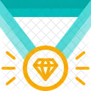 Medalha Diamante Premio Icon