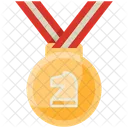 Medalha Xadrez Premio Icon