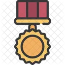 Medalha Distintivo Trofeu Ícone