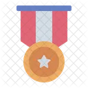 Medalha Distintivo EUA Ícone