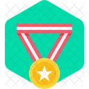 Medalha Distintivo Estrela Ícone