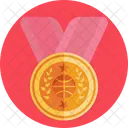 Medalha Circular Medalha Premio Ícone