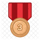 Bronze Medalha Premio Ícone