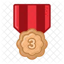 Bronze Medalha Premio Ícone