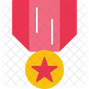 Medalha De Honra Conquista Distintivo De Premio Ícone