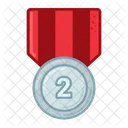 Prata Medalha Premio Ícone