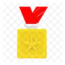 Distintivo Medalha Estrela Ícone