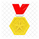 Distintivo Medalha Estrela Ícone