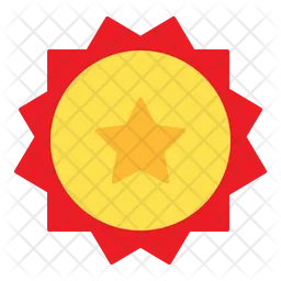 Medalha estrela  Ícone