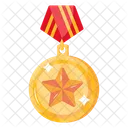 Medalha Medalha Estrela Vitoria Ícone