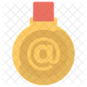 Medalha On Line Ouro Ícone