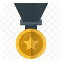 Medalla Insignia Ganador Icono