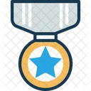 Badgev Medalla Insignia Icono