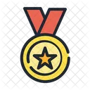 Medalla Premio Insignia Icono